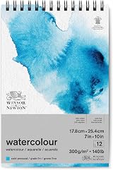Winsor & Newton Watercolour Paper Pad 17.8 x 25.4 cm 12 Sheets 300 gsm