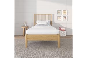 NapQueen 5 Inch Twin Memory Foam Mattress, Medium Feel, CertiPUR-US Certified, Bed in a Box, Breathable Soft Fabric Cover, White