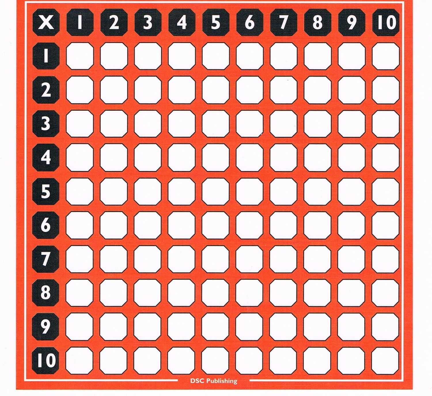 100 square and timestable square grid double sided, counting cubes