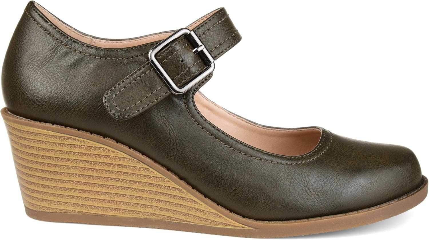 faux leather mary janes