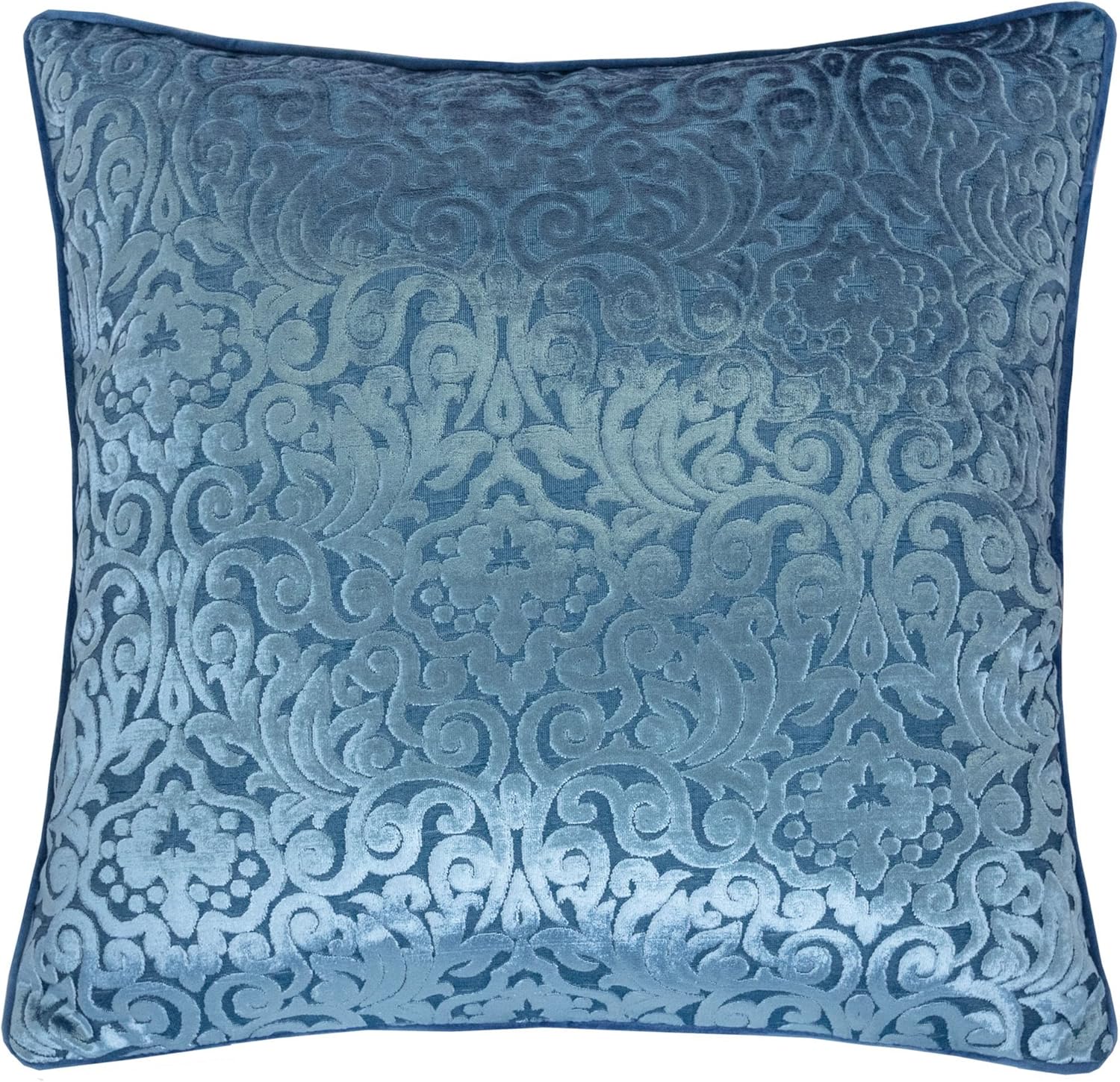 Amazon Com Homey Cozy Modern Velvet Throw Pillow Cover Spa Blue