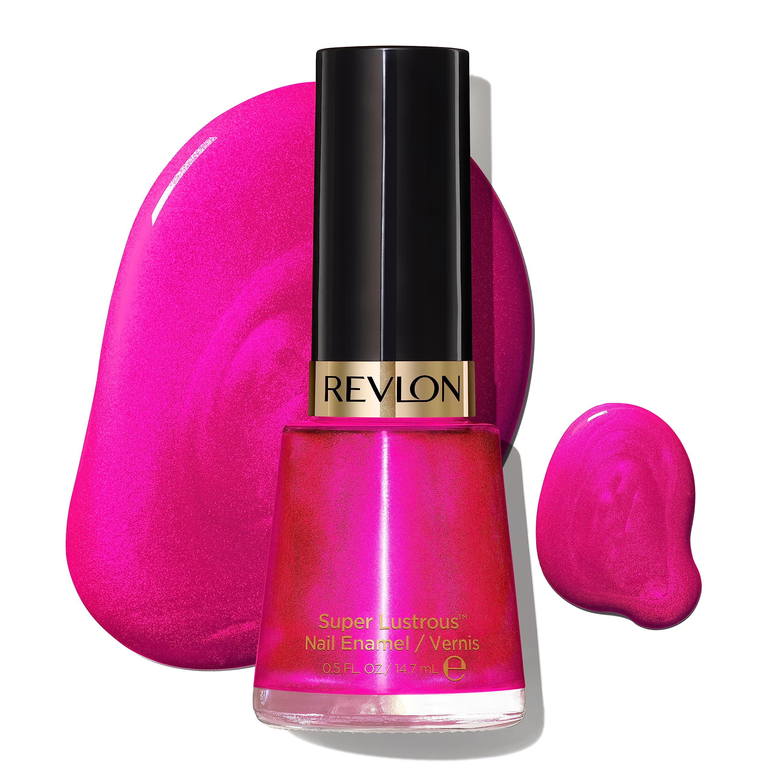 Revlon Super Lustrous Nail Polish, Chip-Resistant & Longwear Formula, High Shine Finish, 723 Electric, 0.5 fl oz