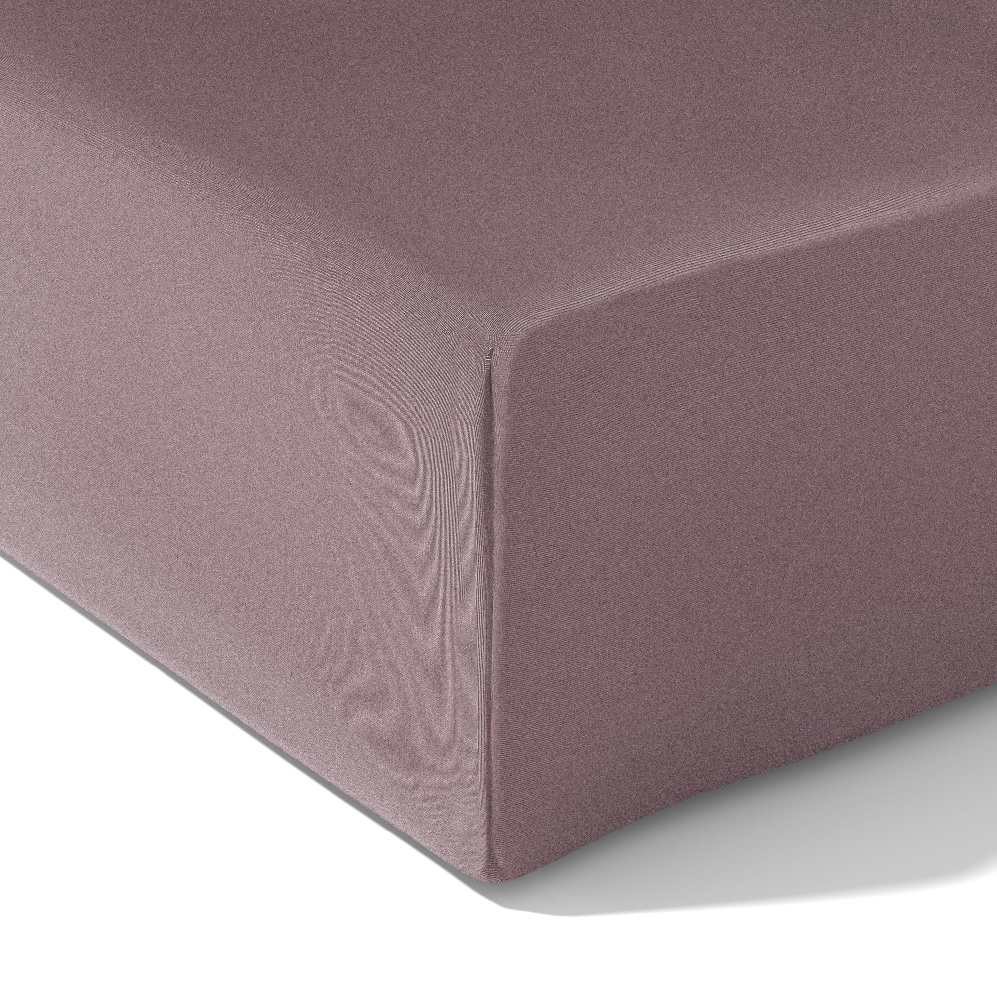 wyewye Single Fitted Sheet, Pink, 90x190 cm with 40 cm Super Deep Pocket, Microfiber Fabric Bed Fitted Sheets, Breathable, Wrinkle-resistant, Non-shrinking, Non-fading