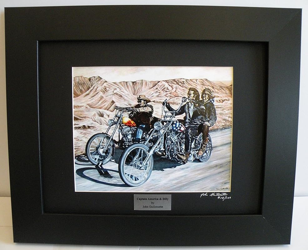 Easy Rider Biker Wall Art Limited Edition Custom Framed