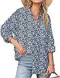 Zeagoo Cotton Button Down Shirts for Women Summer