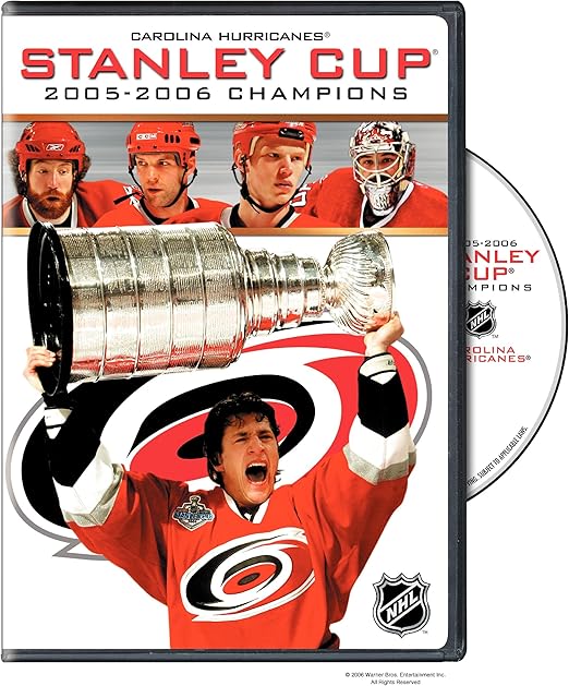 Amazon Com Nhl Stanley Cup 2005 2006 Champions Carolina Hurricanes Carolina Hurricanes Rod Brind Amour Cam Ward Peter Laviolette Matt Cullen Sports Outdoors