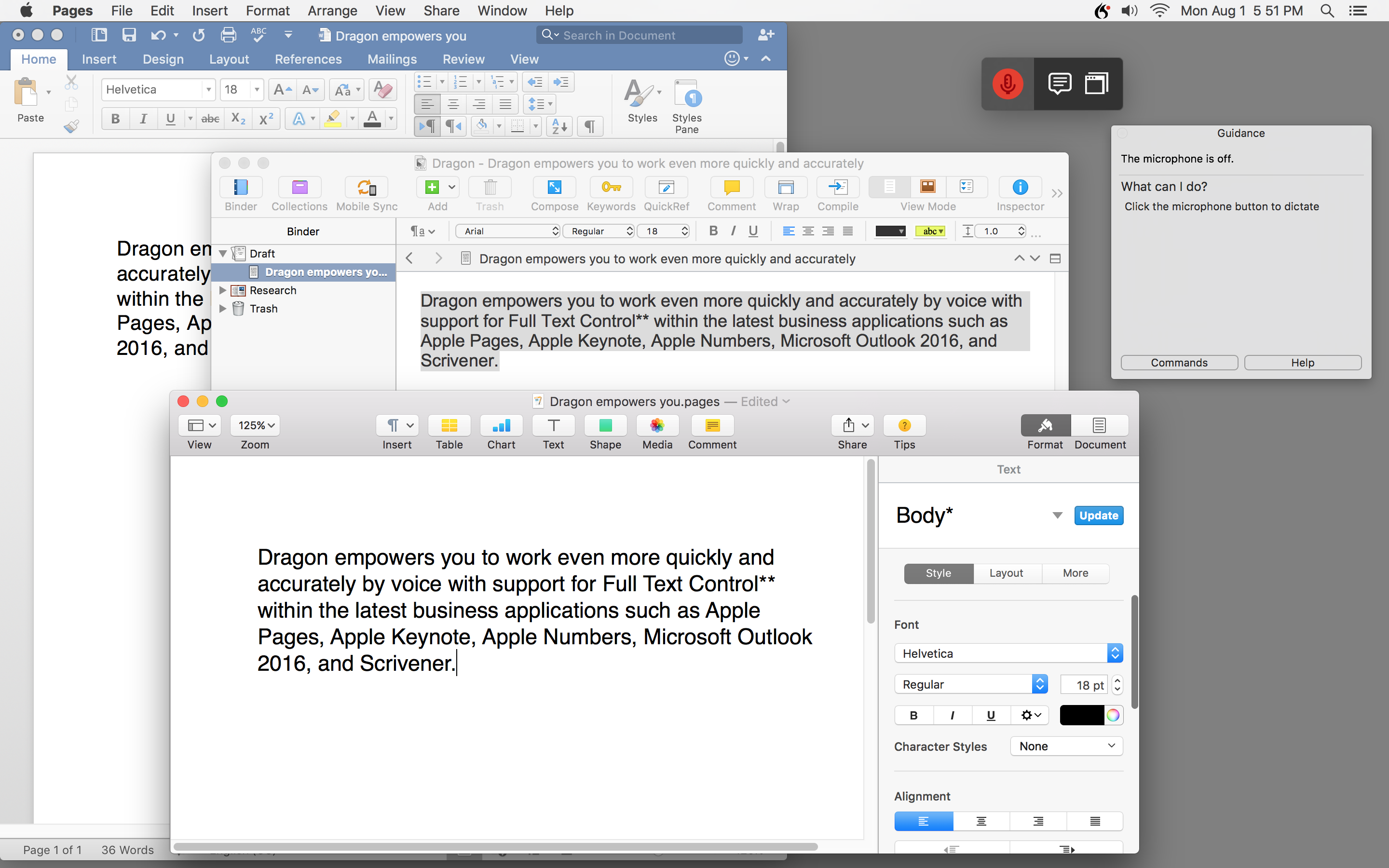 Dragon for Mac 6.0, Student/Teacher Edition [Download] - Thumbnail 3