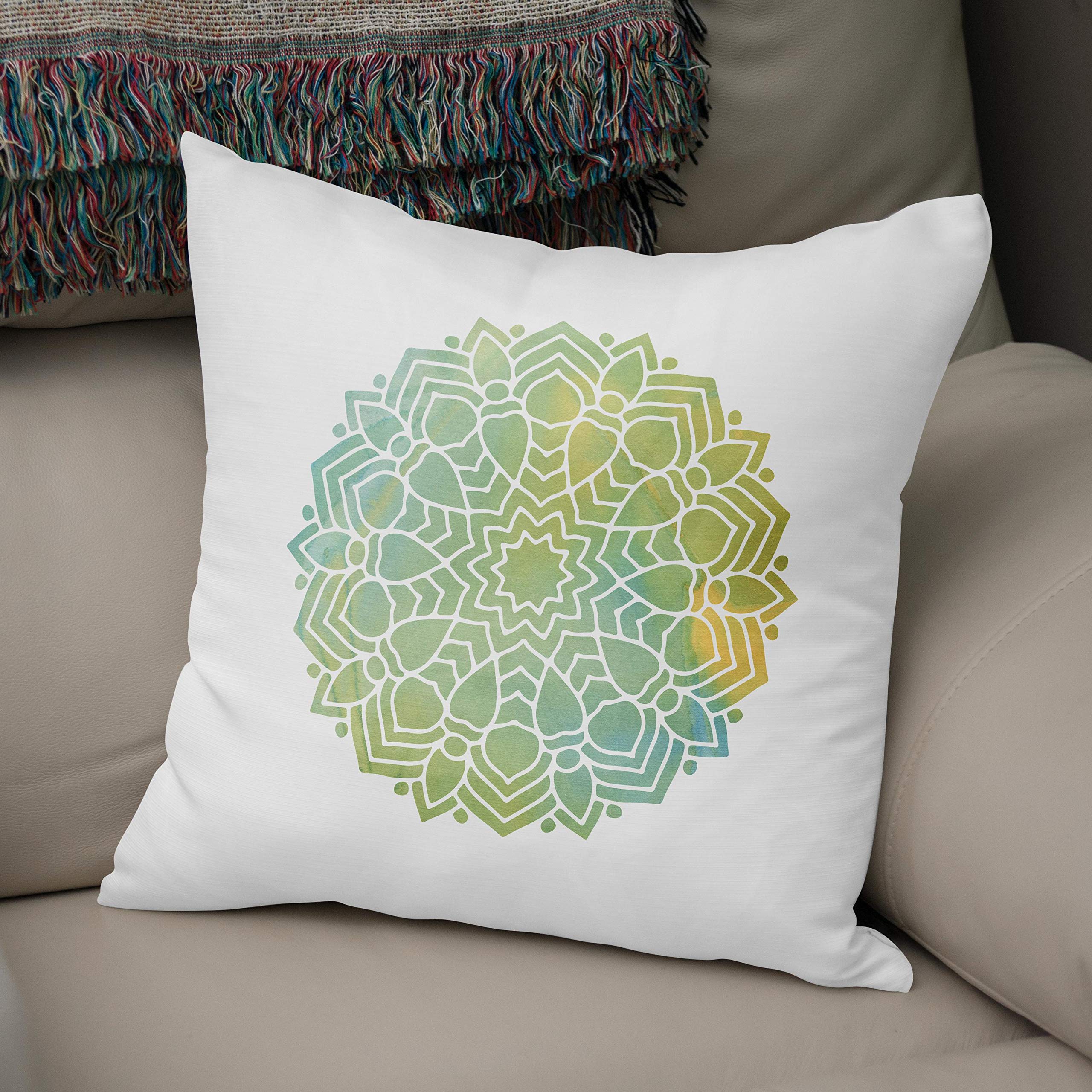 Bonamaison, Decorative Cushion Cover - 50% Cotton 50% Polyester - 43x43cm - Designed and Manufactured in Turkey
