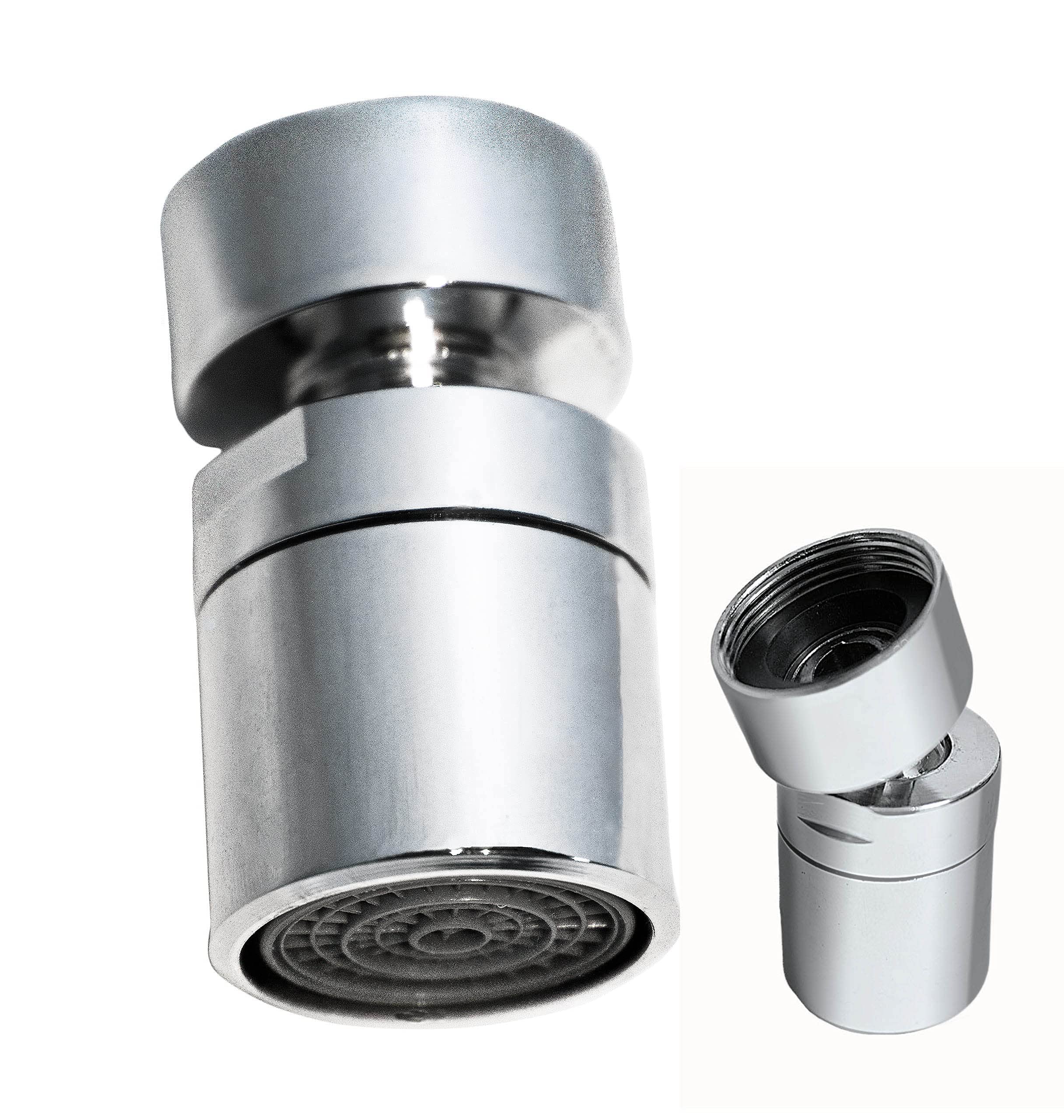 360-Degree Swivel Faucet Aerator 22mm Female Chromed Brass Water Saving with ABS Kitchen/Bathroom Tap Filter