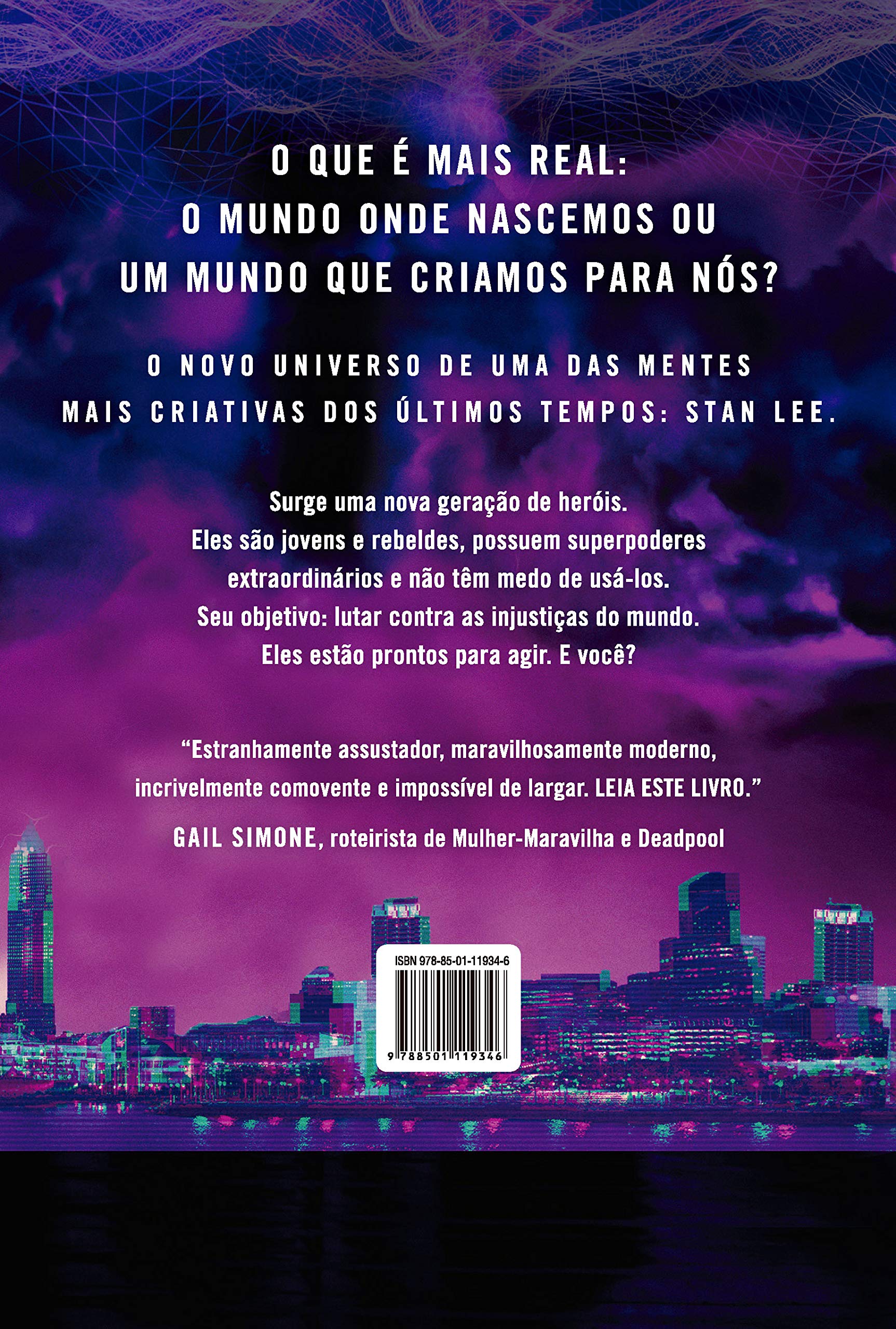 Livro 'Um truque de luz' por Stan Lee e Kat Rosenfield