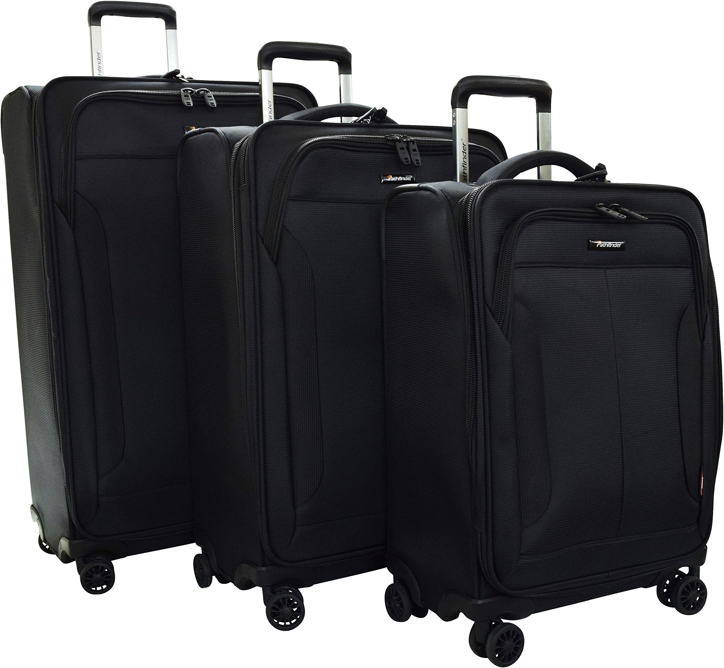 Pathfinder PX-10 3 PC Expandable Spinner Set - 20" 24" and 28" (Black)