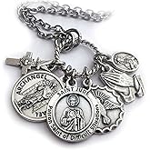 St. Jude Healing Prayer Keychain, Clip or Necklace, Archangel Raphael, The Healer, Patron Saint of Difficult Situations