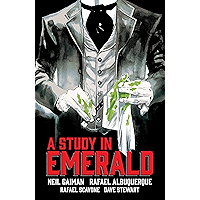 Neil Gaiman's A Study in Emerald book cover Neil Gaiman's A Study in Emerald book cover
