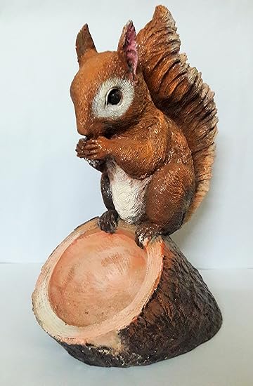 Ishiyama Garden Animal Squirrel Nut Eating Bird Feeder Small