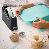 Rapesco 1639 500 Heavy Duty Tape Dispenser with 4 Clear Tape Rolls view 3