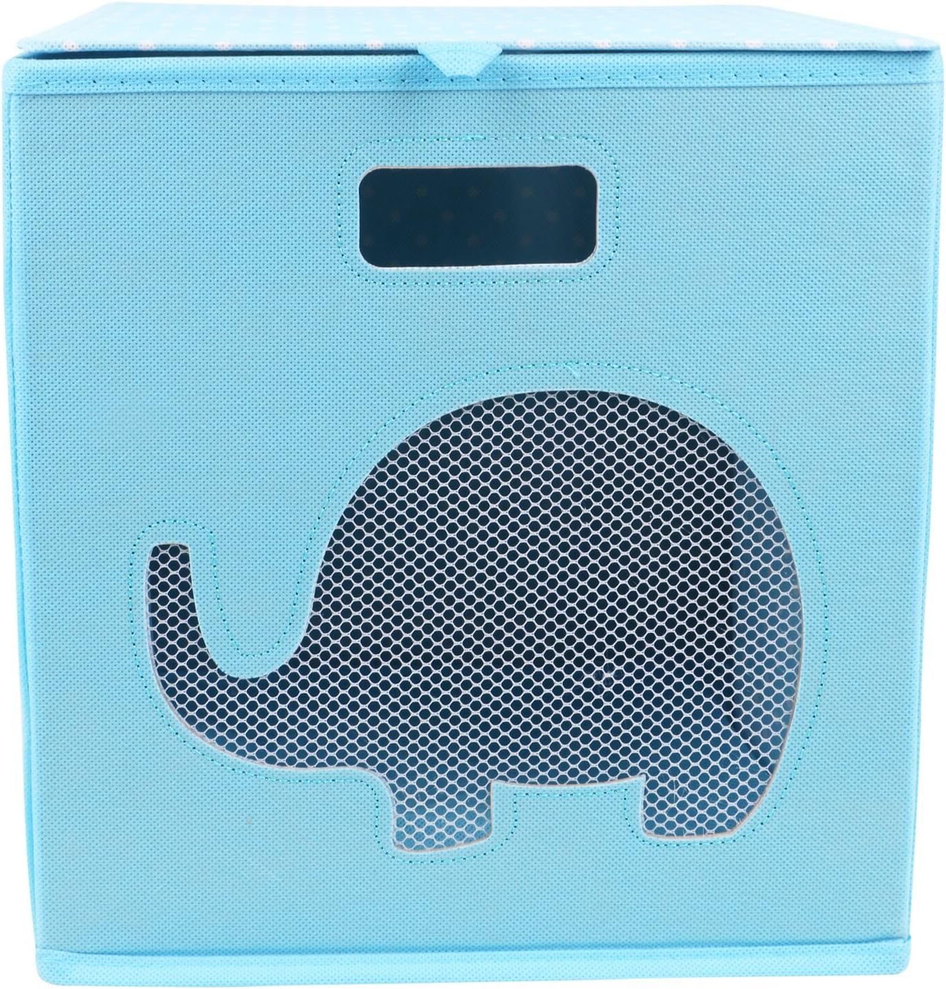 Miamour Elephant Fabric Storage Organizer, Blue