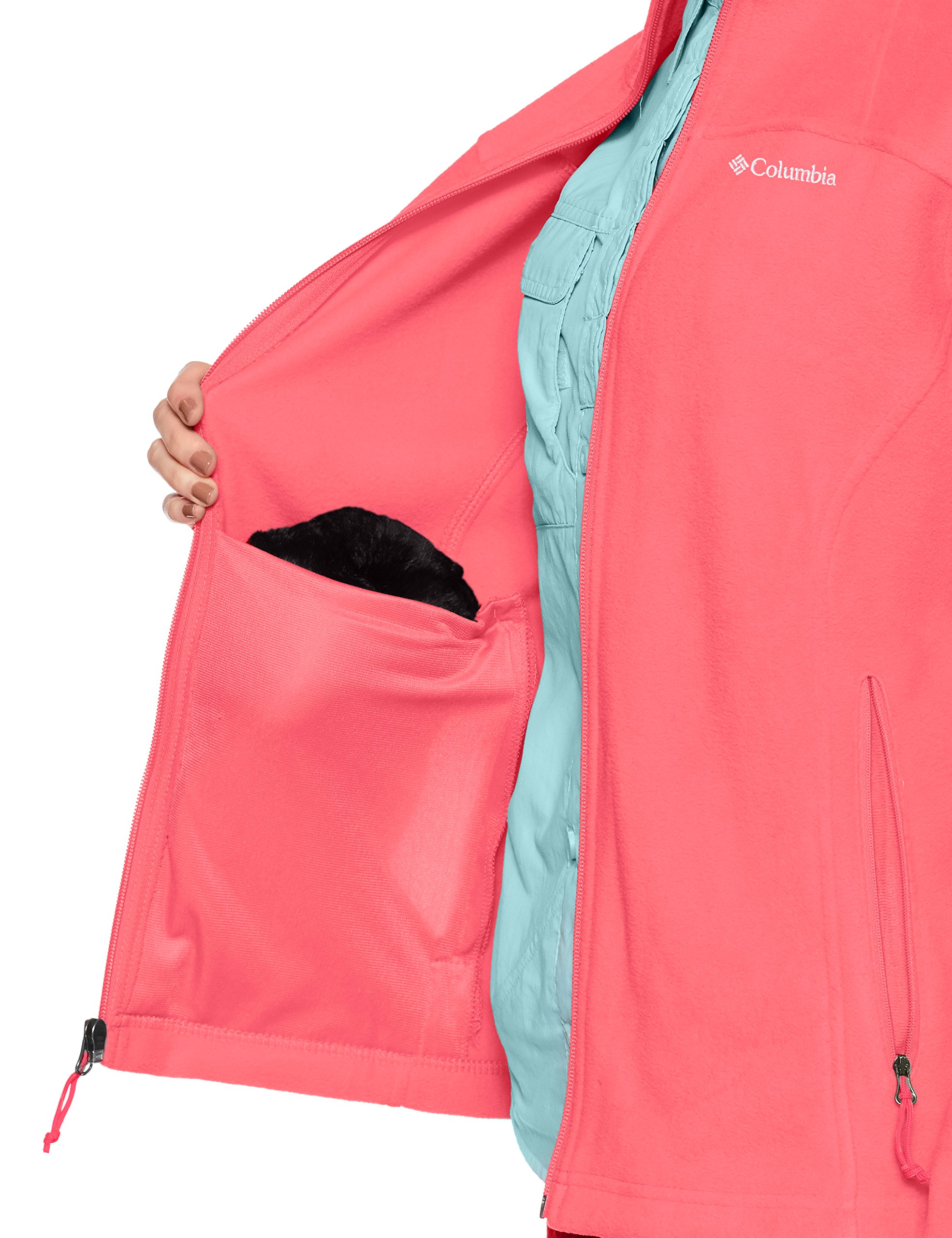 columbia women's fast trek ii full zip fleece classic fit jacket