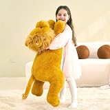 IKASA Giant Lion Stuffed Animal Plush Toy 78cm Large Soft Toy Gift for Kids view 5