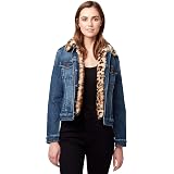 Minka Faux Fur Denim Jacket 