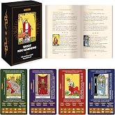 Wyspell Tarot for Learning - Tarot Cards with Meanings on Them &amp; Guidebook | Perfect Tarot Cards for Beginners - Cards with Meanings &amp; Keywords - Guidebook with Upright &amp; Reversed Meanings