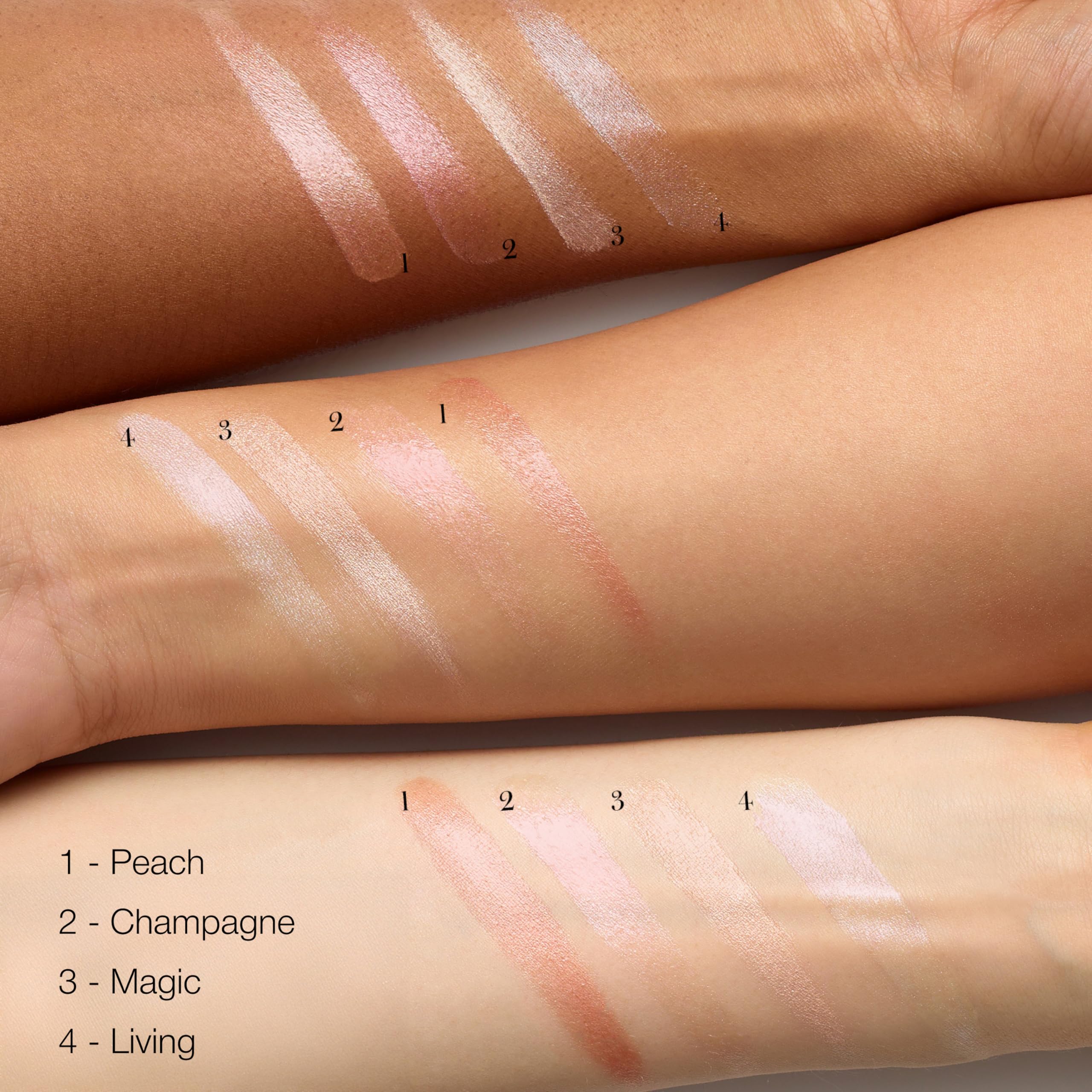 RMS Beauty Luminizer - Cream Highlighter Makeup, Face Highlighter & Inner Corner Eye Highlighter, Glow Balm Dewy Makeup Face Highlighters & Luminizers