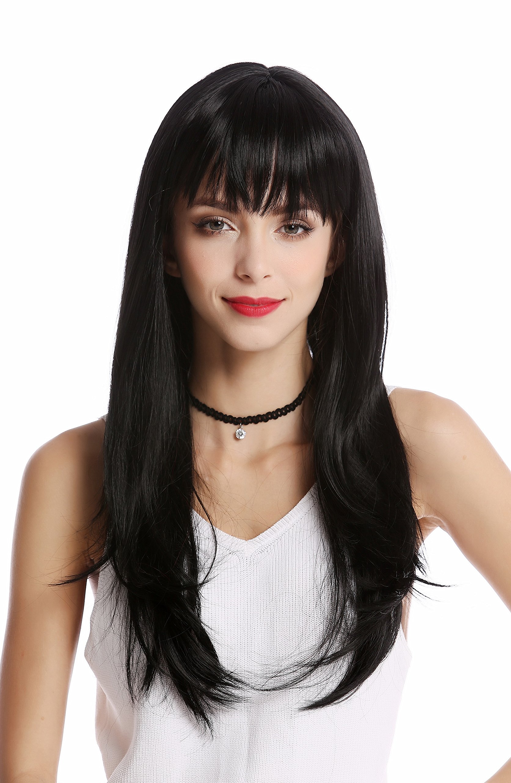 WIG ME UP - GF-W2274-1 Lady Quality Wig black long straight sexy bangs