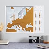 Maps International Scratch The World Travel Map with Europe Scratch view 5