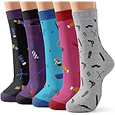 Jeasona Women's Cute Socks Funny Christmas Birthday Gifts for Women Mom Teenage Girls