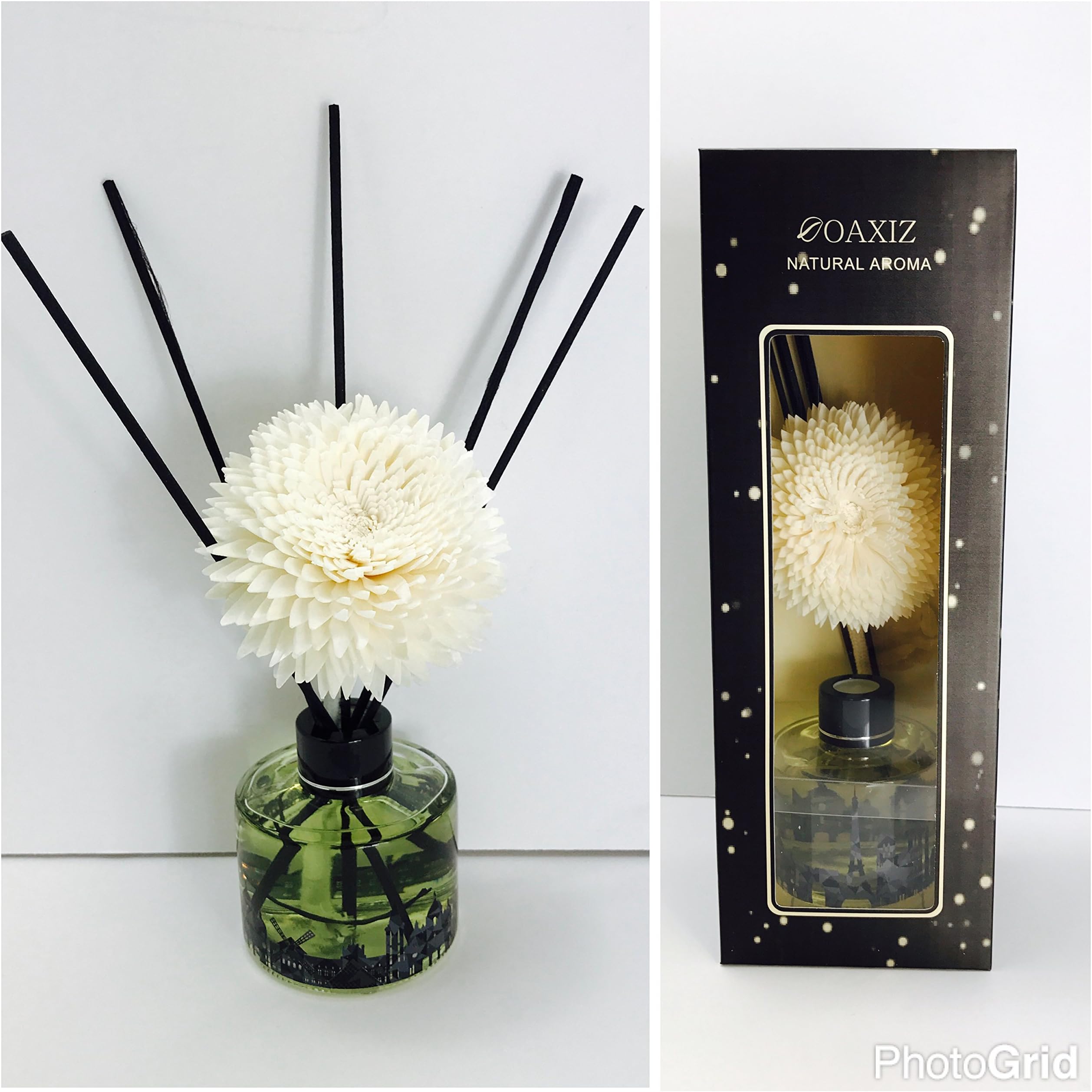 TEZA Natural Rose Valentino Reed Diffuser- Rose Valentino Scented Reed Diffuser (Rose Valentino)