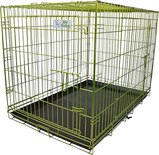 Green Jem - Caja para Perro de Doble Puerta: Amazon.es: Productos para mascotas