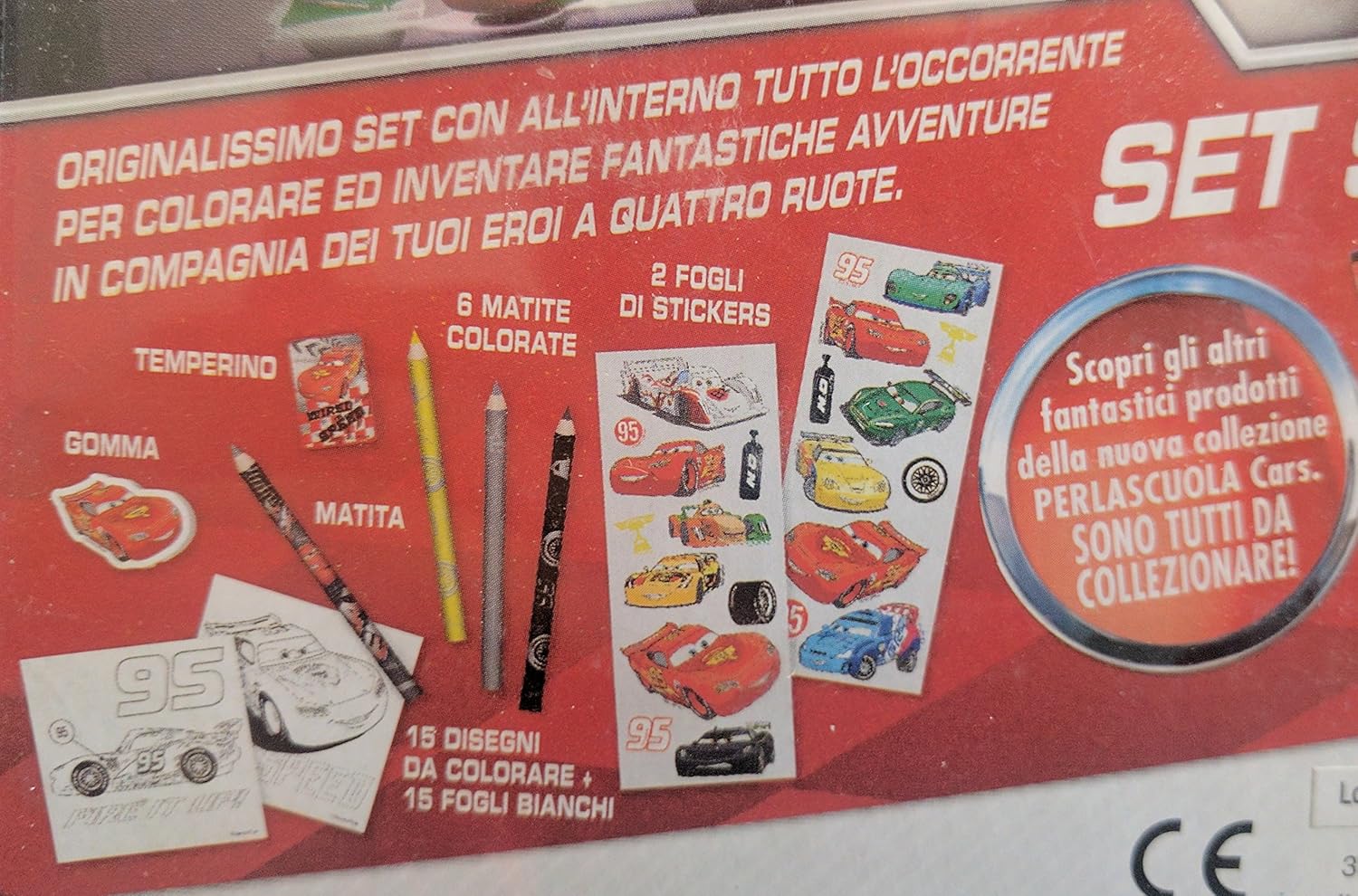 DISNEY PIXAR CARS STICKER MATITE COLORATE TEMPERINO GOMMA SET DISNEY PIXAR CARS STICKER MATITE COLORATE TEMPERINO GOMMA SET SMILE Amazon Casa e cucina