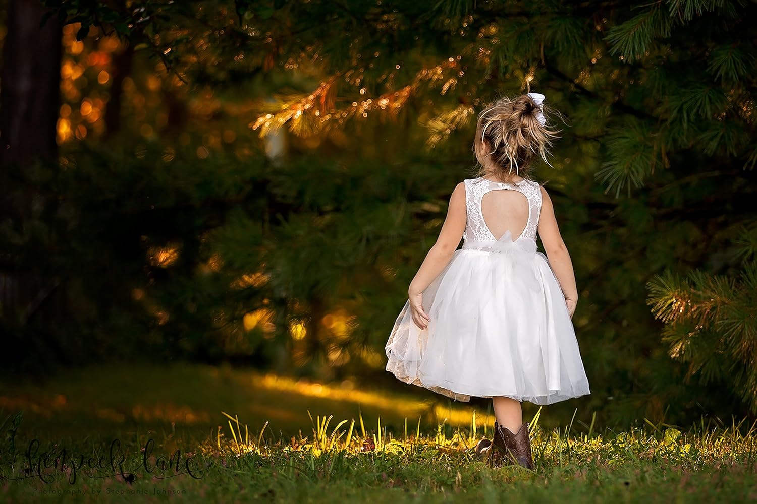 rustic flower girl dresses amazon