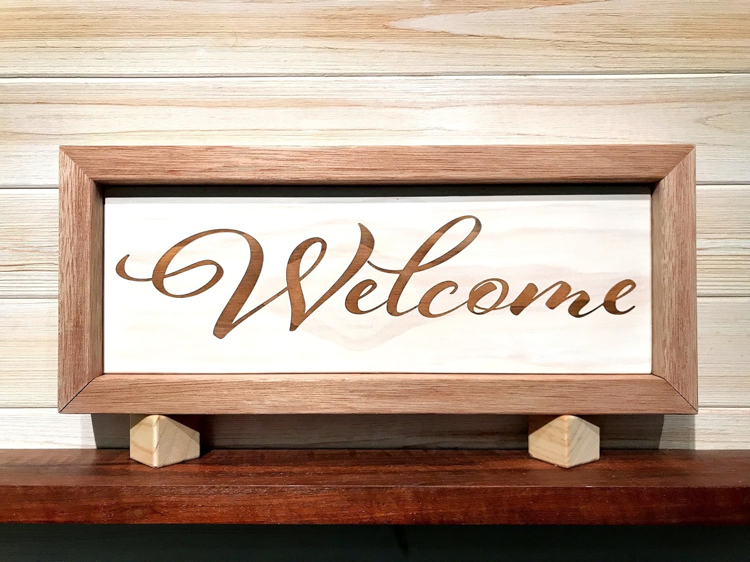 Framed Wall Plaque Laser Engraved Personalized