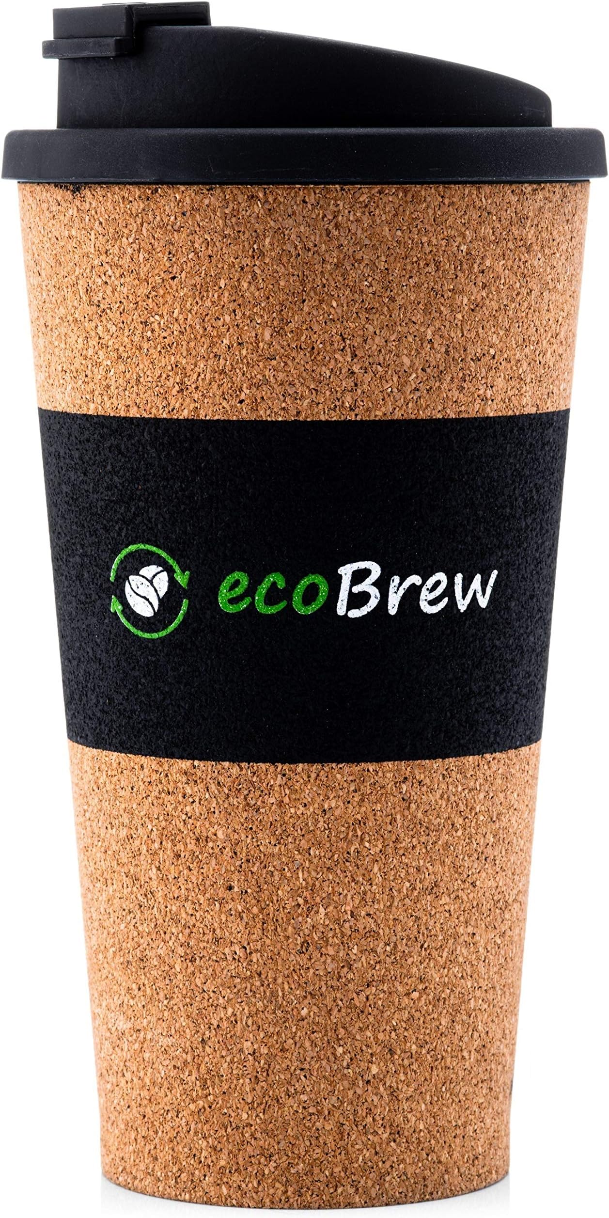 Reusable Coffee Cup | Double Walled Thermal Insulated | Leakproof Screw-On Lid | Portable & Dishwasher Safe | Biodegradable, Eco-Friendly Travel Mug | 16oz / 450ml