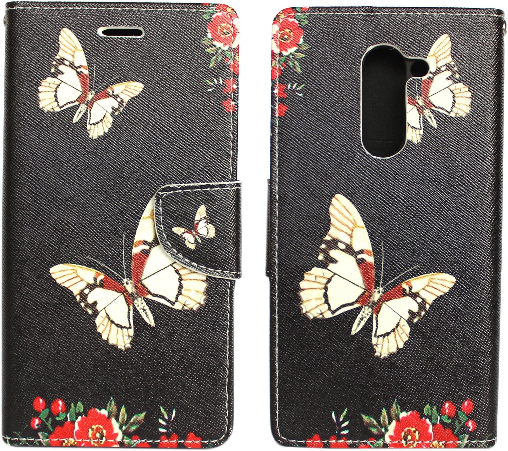 Arbuda Fancy Printed Designer Leather Flip Wallet Back Cover Case for Huawei Honor 6X