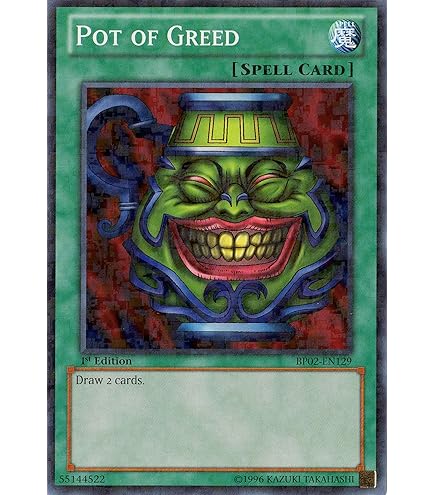 Amazon.com: Pot of Greed - BP01-EN034 - Starfoil Rare - 1st