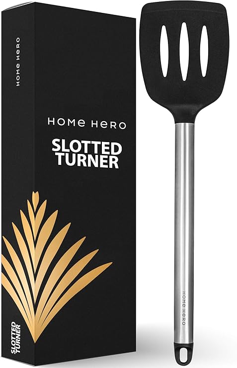 Download Amazon Com Silicone Slotted Spatula Slotted Turner Spatula Slotted Spatulas Silicone Slotted Turner Silicone Turner Kitchen Flipper Spatula Turner Slotted Spatula Silicone Kitchen Turner For Non Stick Cookware Kitchen Dining