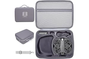 Hard Carrying Case for DJI Neo 2 Motion Fly More Combo Drone Accessories, Waterproof Portable Travel Shoulder Storage Bag for