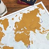 Maps International Scratch The World Travel Map 59x42 cm UK Made 2025 Update view 4
