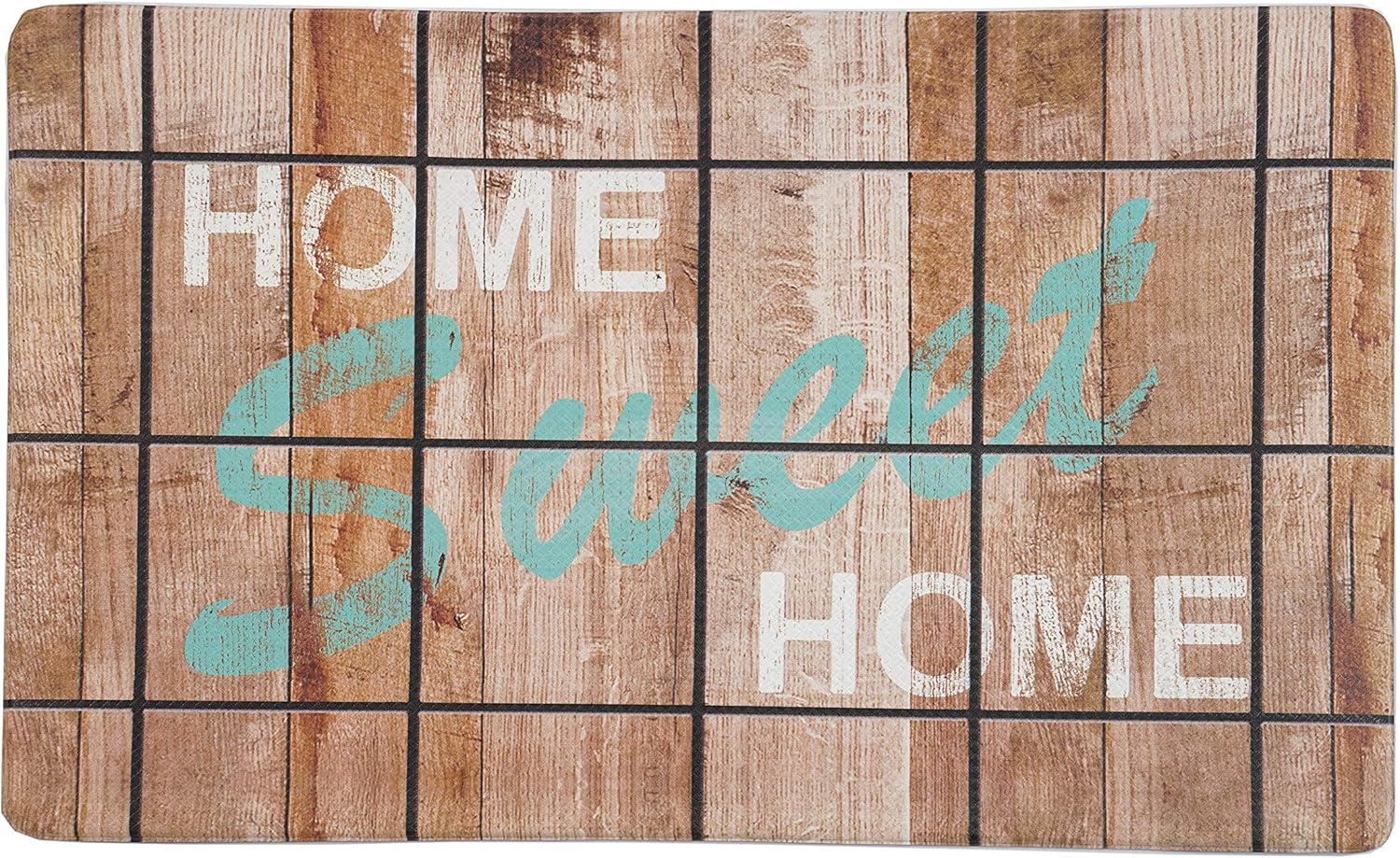 Evergrace Printing Farmhouse Home Sweet Home Anti Fatigue Kitchen Floor Mat, 18 x 30 Durable Stain Resistant Cushioned Standing Comfort Mat with Non-Slip Bottom