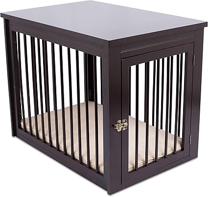 Internet S Best Decorative Dog Kennel With Pet Bed Wooden Dog