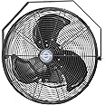 Tornado 20 Inch Outdoor Rated IPX4 Water-Resistant High Velocity Fan Industrial Workstation Wall Mount Fan For Commercial, Industrial, Residential, Greenhouse Use 3 Speed 4750 CFM UL Safety Listed