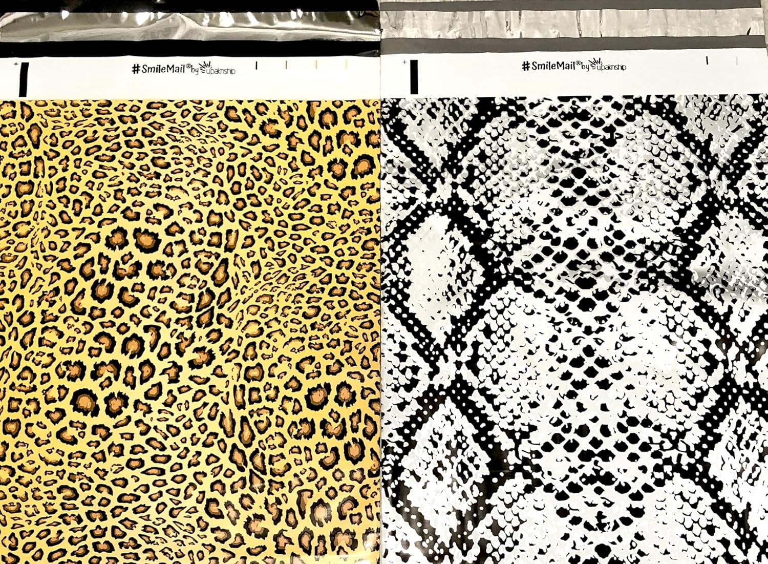 leopard print poly mailers