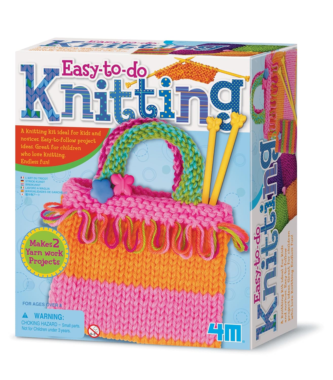 Fun Kid's Cross Stitch Craft Pack Girl's Stitching Wool Knitting