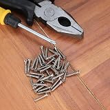 LJAPPLIED 500 Pcs M3 Self Tapping Screws Flat Head Countersunk Box 8-20mm view 4