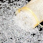 10000 Pieces Bling Bling Acrylic Rhinestones Wedding Table Scatter Confetti Diamonds Gems Sparkly Acrylic Diamonds Crystals Rhinestones for Vase Filler Nail Decorations Wedding (AB Color, 3 mm)