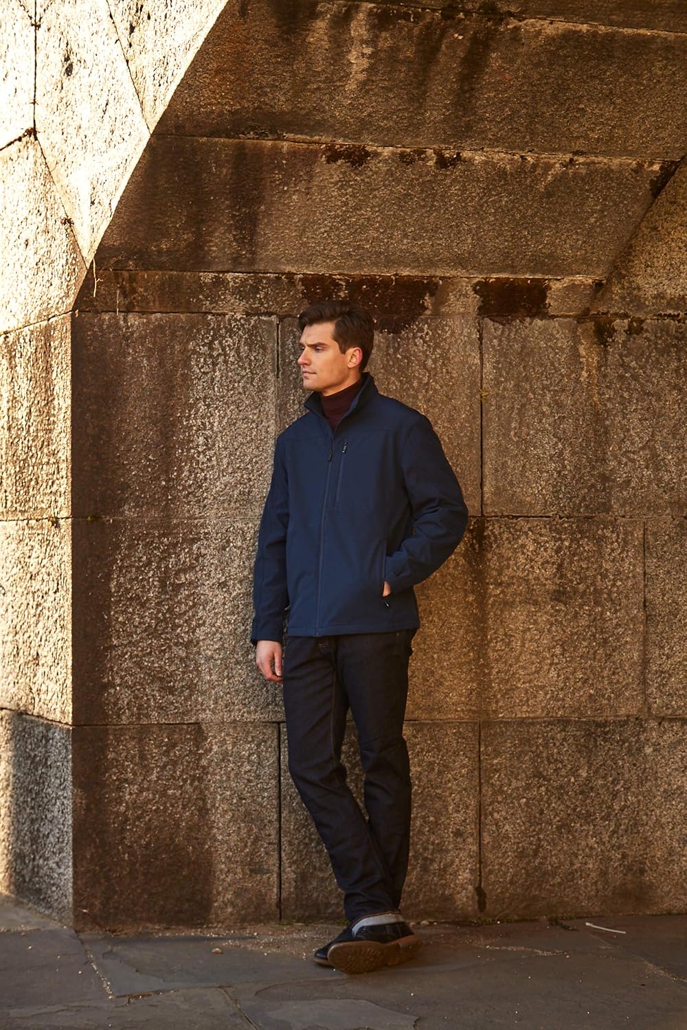 Weatherproof Men's Midweight Water and Wind Resistant Soft Shell Jacket (S-3XL) at  Men’s Clothing store