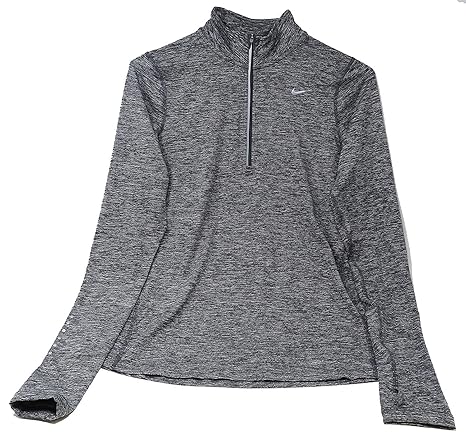 nike grey half zip women's