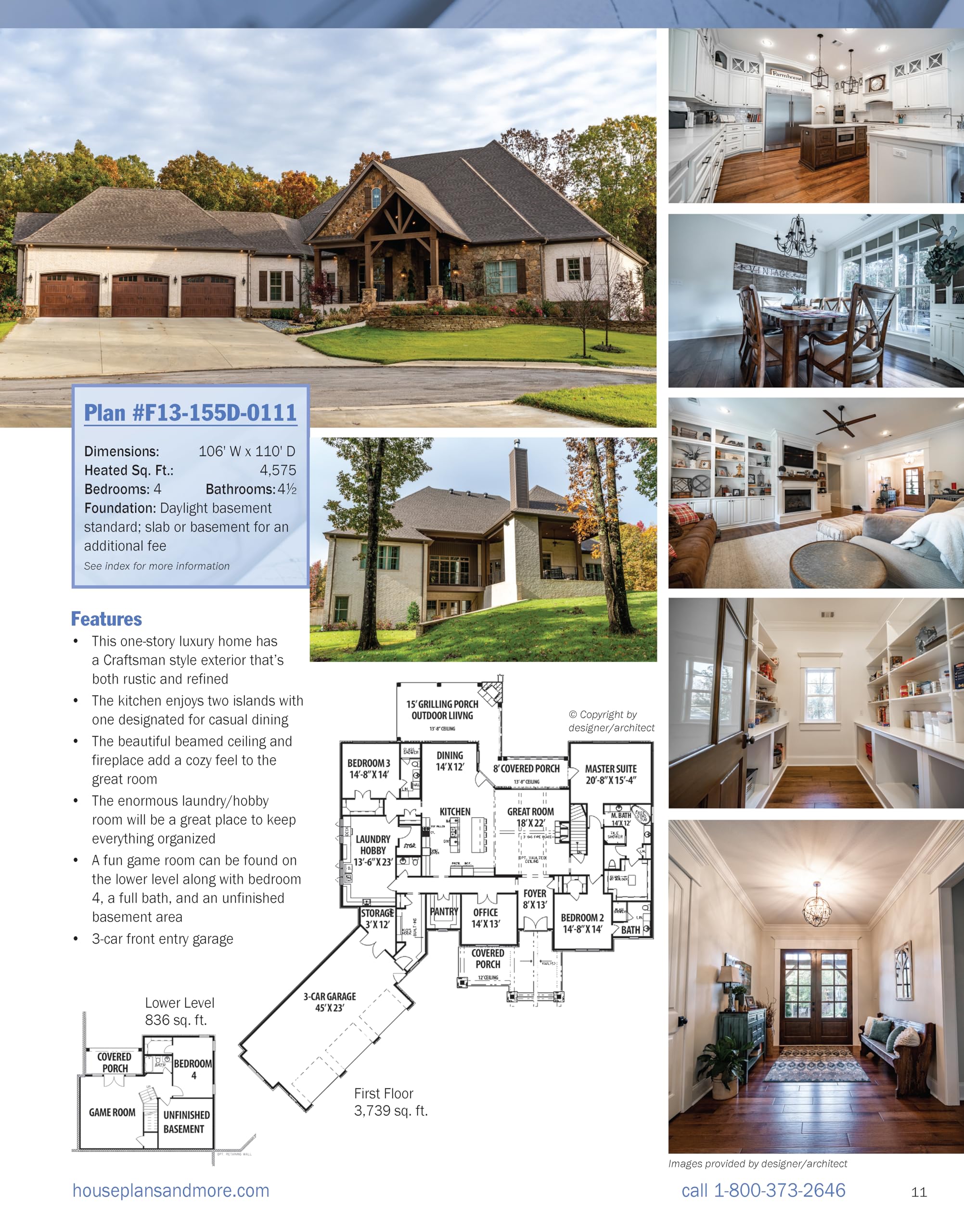 Best-Selling House Plans, Updated & Revised 5th Edition: Over 240 Dream-Home Plans in Full Color (Creative Homeowner) Catalog of Architect Designs - Interior Photos, Smart Home Trends, Curb Appeal