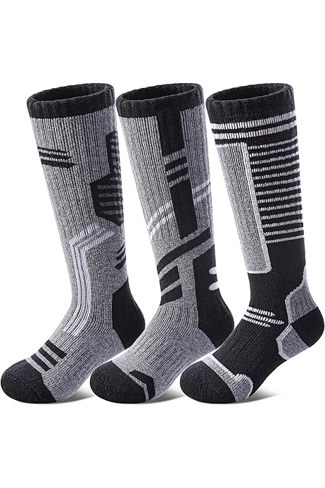 Darn Tough Youth Socks Kids' Winter Wool Ski Socks Thick Warm